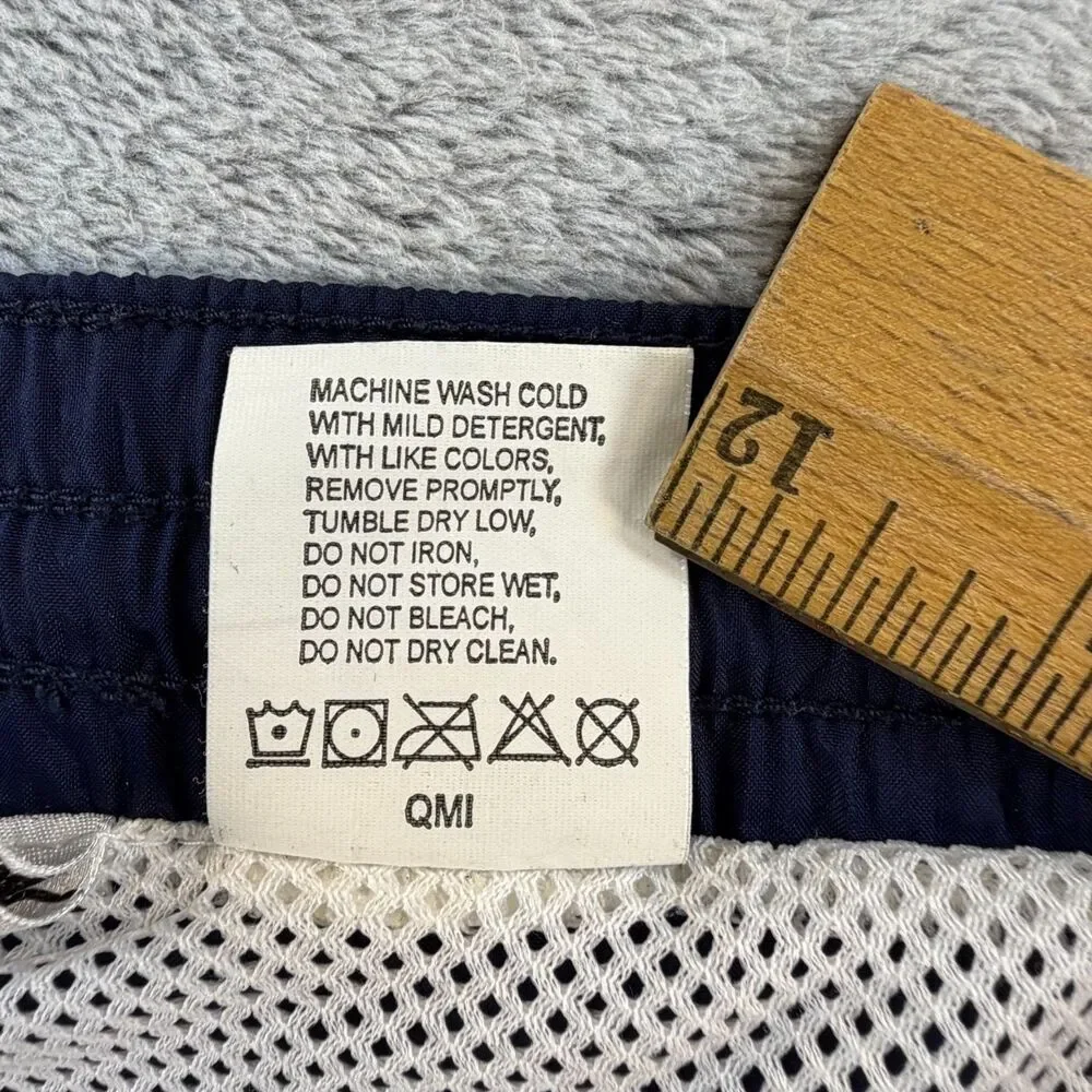 Columbia Swim Trunks Mens XL Navy Mesh Lined Nylon Shorts